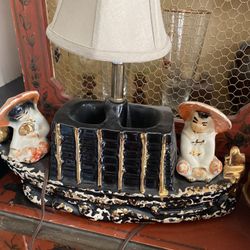 Antique Oriental Table Lamp