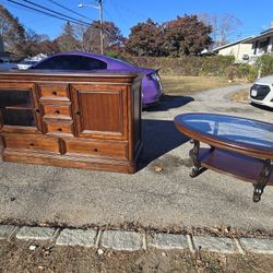 Tv Stand /entertainment Center/coffee Table