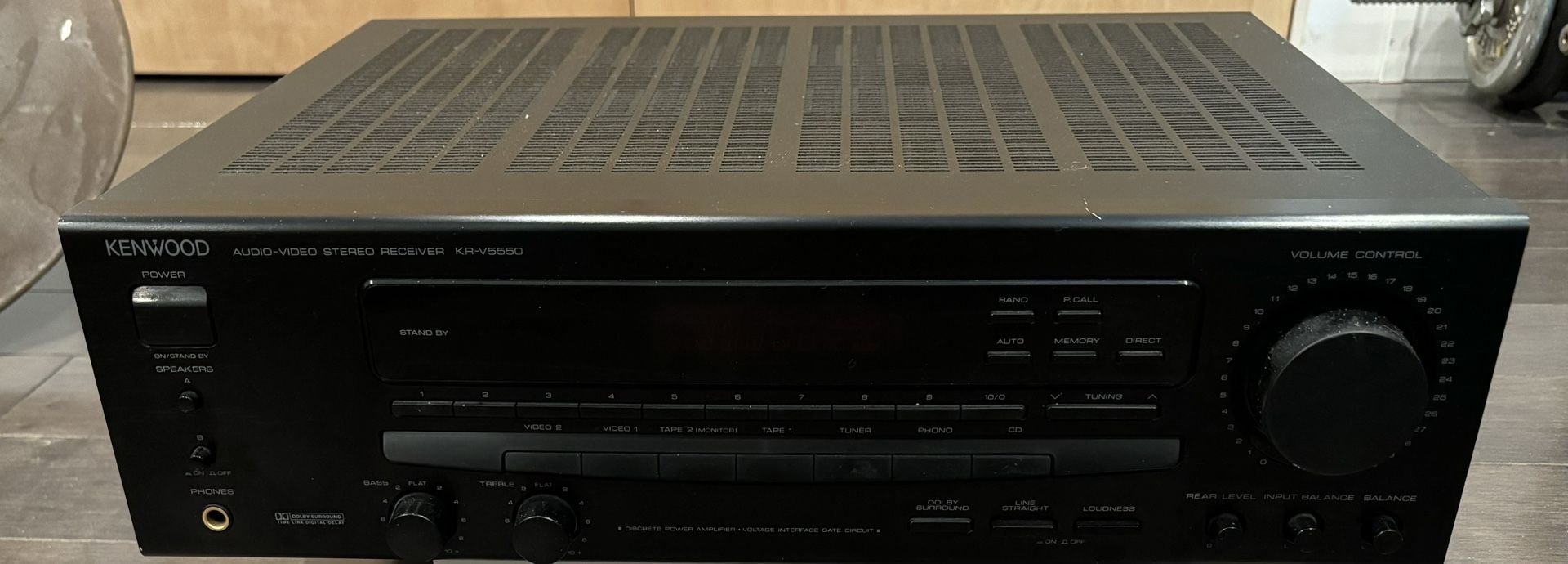 KENWOOD KR-V5550 AUDIO VIDEO STEREO RECEIVER