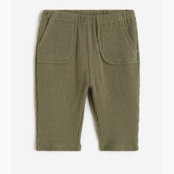 H&M Khaki Green Jersey Pants Size 3T NWT