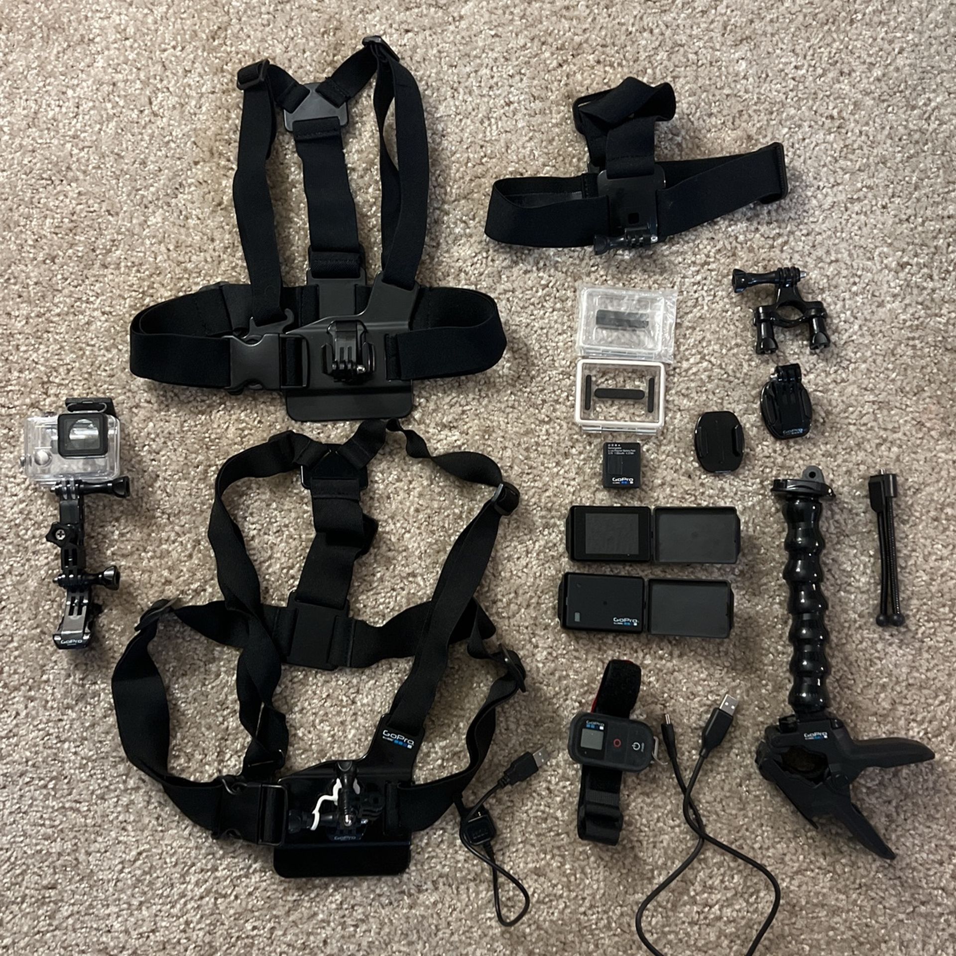 GoPro Hero 3+ with Attachments