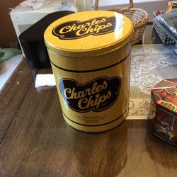 Vintage Charles Chips Can