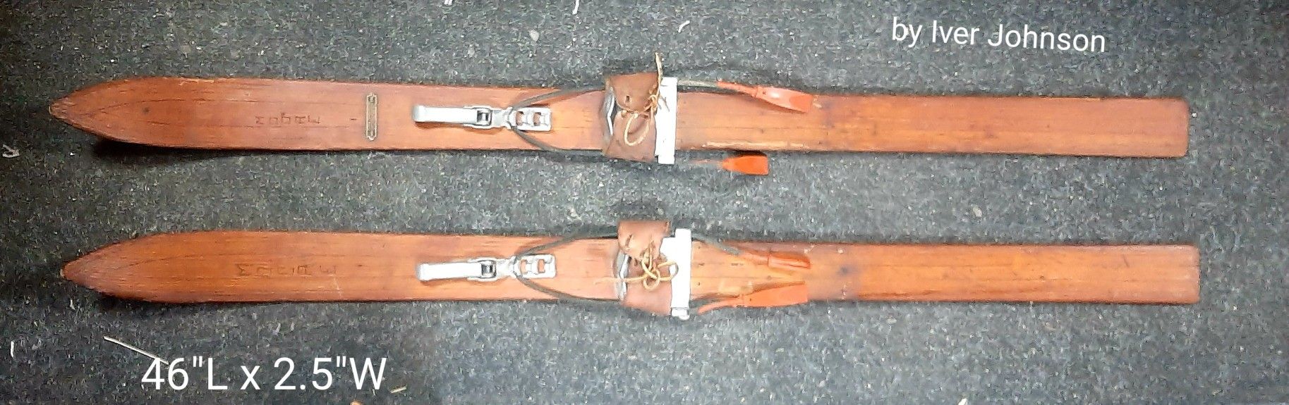 1910's-1940's Dartmouth Ski Company Wooden Skis / Collectible Antique Skis / Iver Johnson Sporting Goods / Kid's Skis