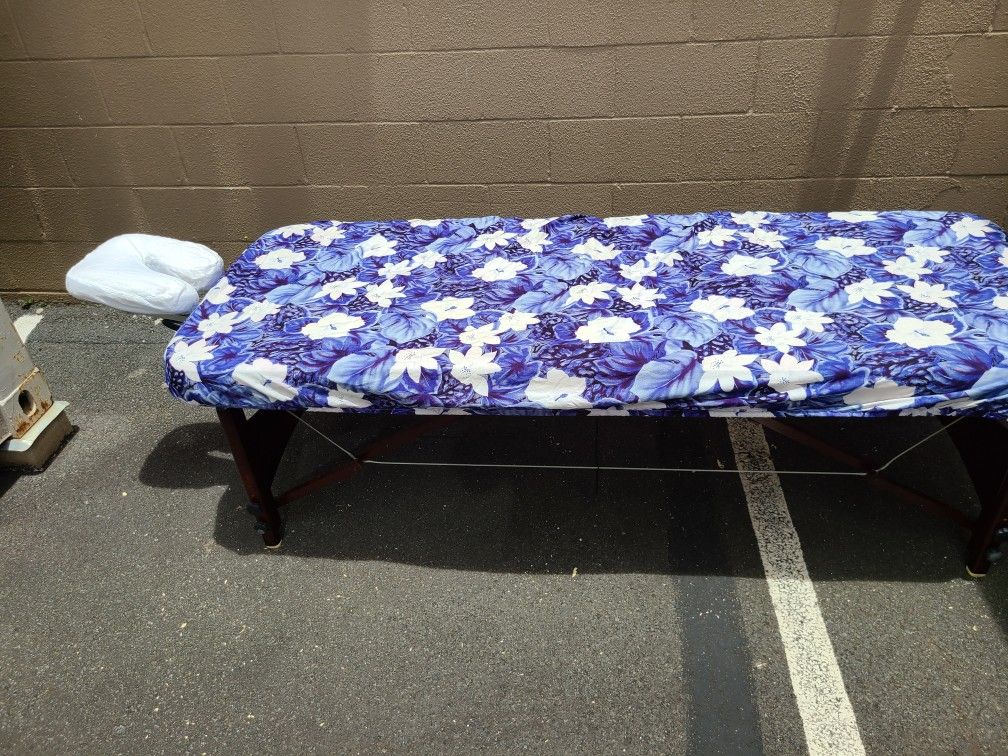 Massage Table, adjustable, portable.