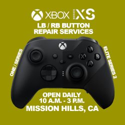 Get Your Xbox Series X/S, Elite Series 2, & One Controller LB/RB Button Repaired (LA)