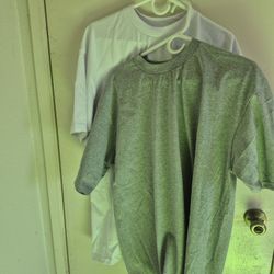 PRO CLUB WHITE 5 PC LIGHT GREY 3 PC TOTAL 8 PC MAN'S COMFORT HEAVYWEIGHT COTTON SHORT SLEEVE T SHIRT SIZE XL TALL