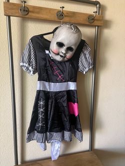 Mad hatter creepy baby doll costume