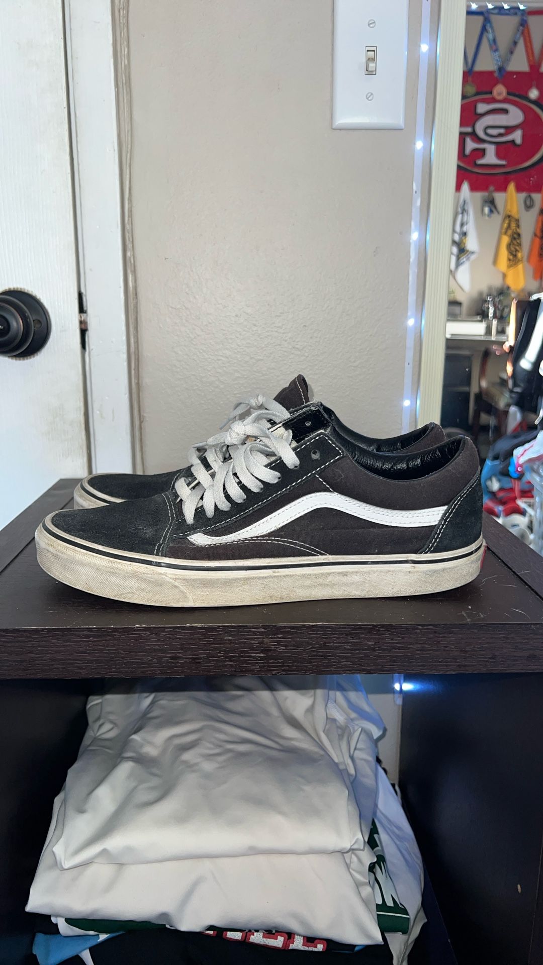 Vans Old Skool Black/White 10