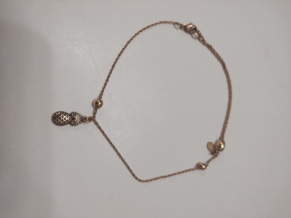 Alex And Ani Pineapple Anklet 