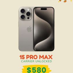 iPhone 15 Pro Max Carrier Unlocked 
