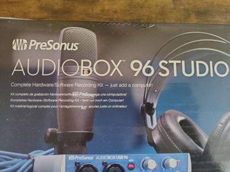 Brand New PreSonus AudioBox 96 Studio Recording Kit – Complete Bundle | Half Price! 🎤🎧