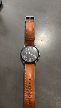 Michael Kors Hawthorne Black And Leather Band 42mm  $70