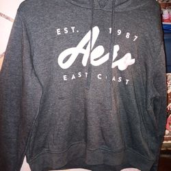 Women's Gray Pull Over Aero Hoodie Medium
