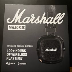 Marshall Major V Bluetooth headphones *NEW SEALED IN BOX**