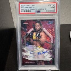 Topps Chrome UFC PSA 9 Tabatha Ricci Auto