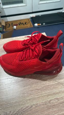 Nike Air Max 270 Red Running Shoes Size 10