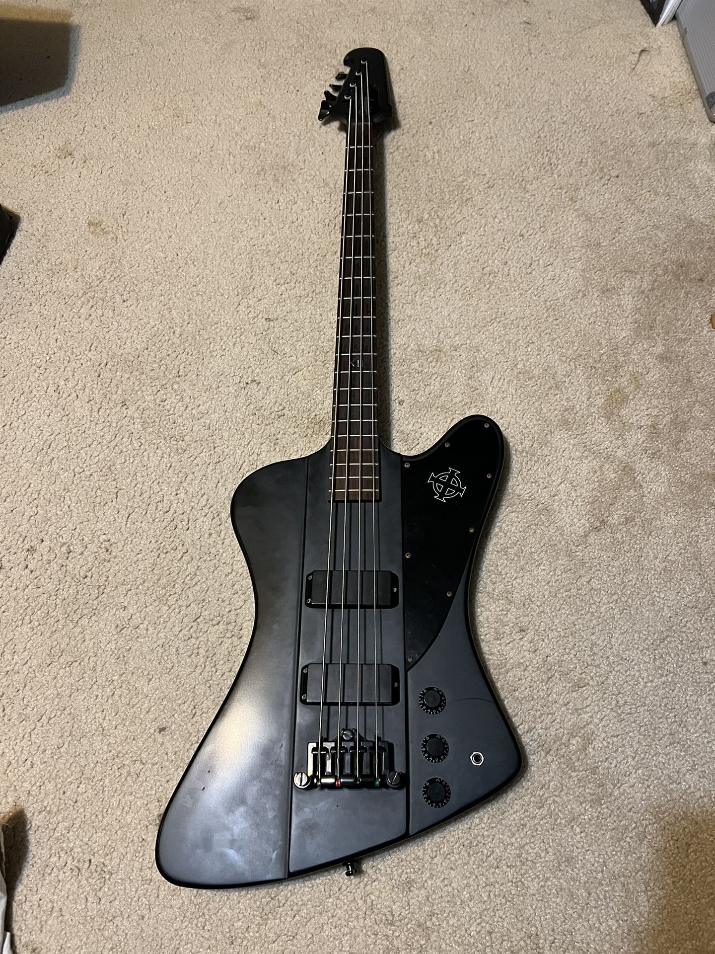 Gothic Thunderbird Bass Guitar