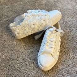 Wedding Sneakers For Bride - Size 7.5-8