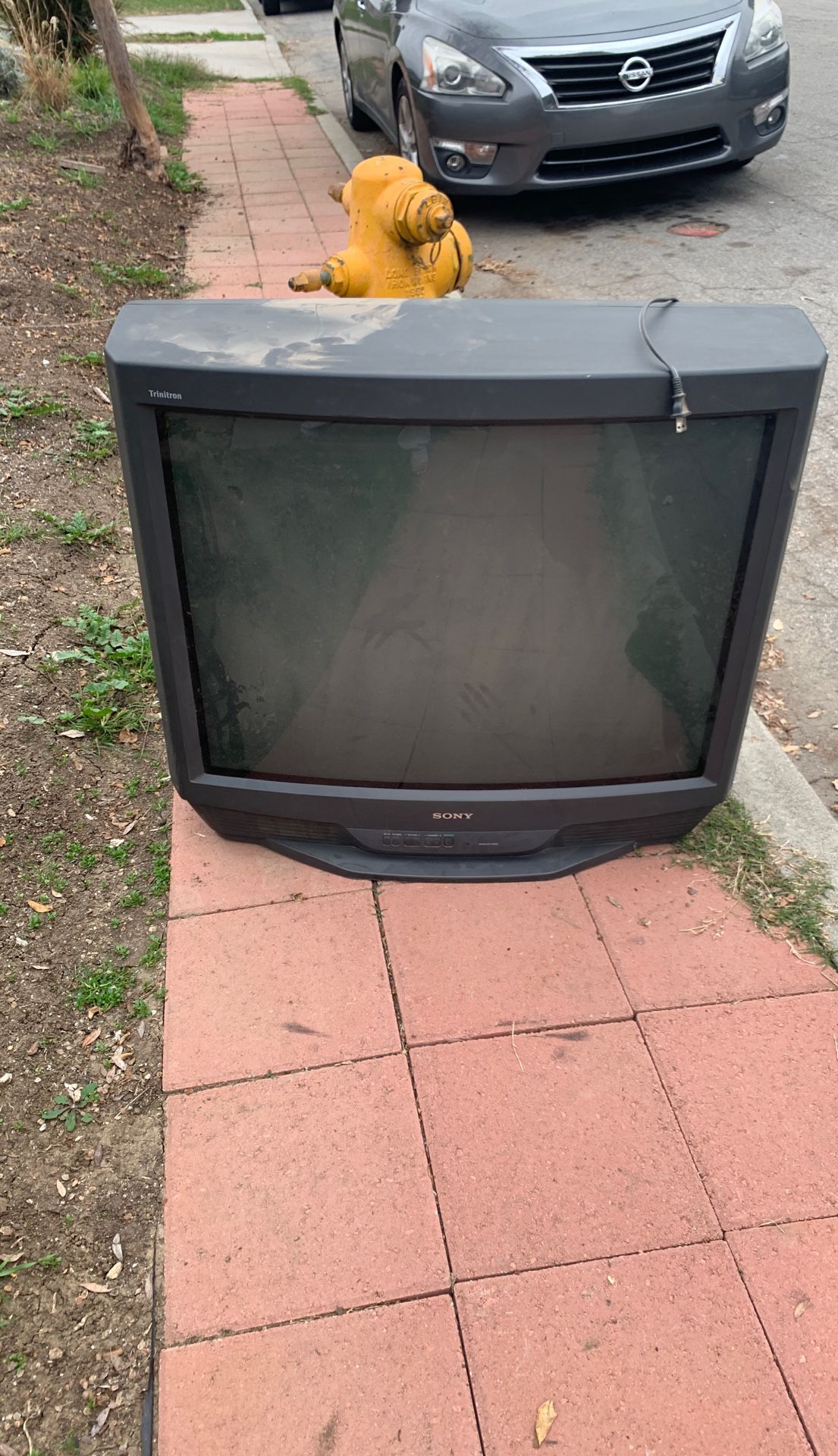 Large old tv