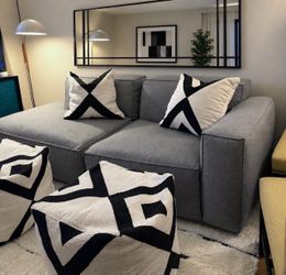 Article Solae 2 Piece Modular Sectional Gray