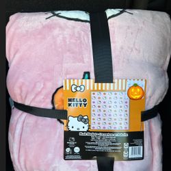 Halloween Hello Kitty Queen Blanket