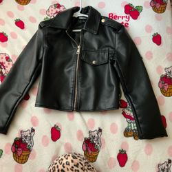 Kids leather jacket