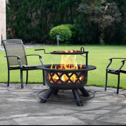 brand new patio outdoor wood fire pit