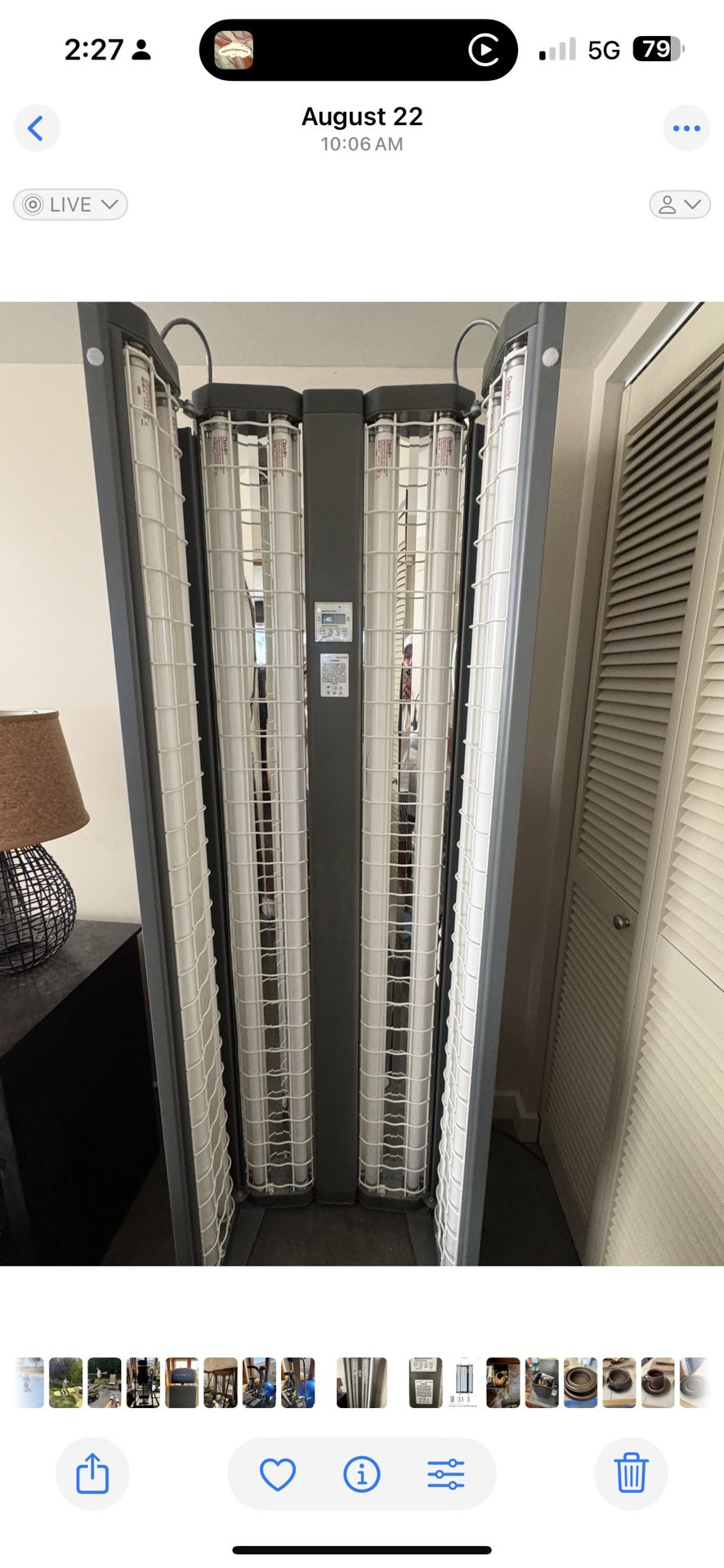 Medical grade UV Light Therapy Stand Up Light