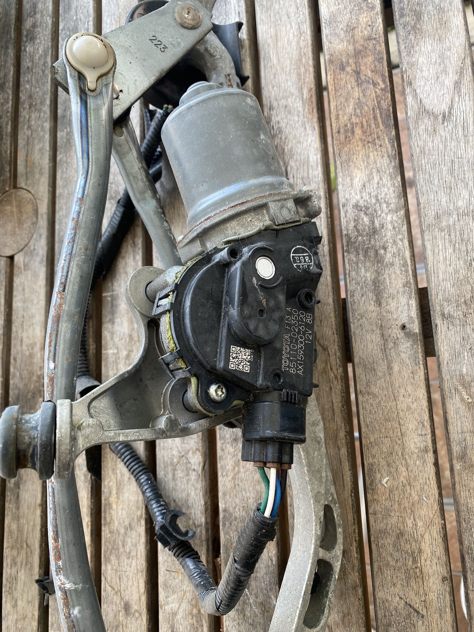 Windshield Wiper Regulator Motor Toyota Corolla 17-19