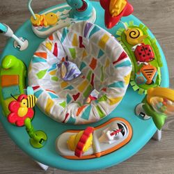 Fisher-Price Baby To Toddler Toy 3-In-1 Sit-To-Stand Activity Center With  Music Lights And Spiral Ramp, Jazzy Jungle