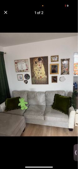 Couch, loveseat and ottoman set :D