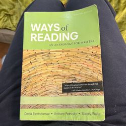 Ways Of Reading: An Anthology For Writers
