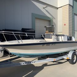 2000 17ft Carolina Skiff Sea Chaser, 50hp yamaha