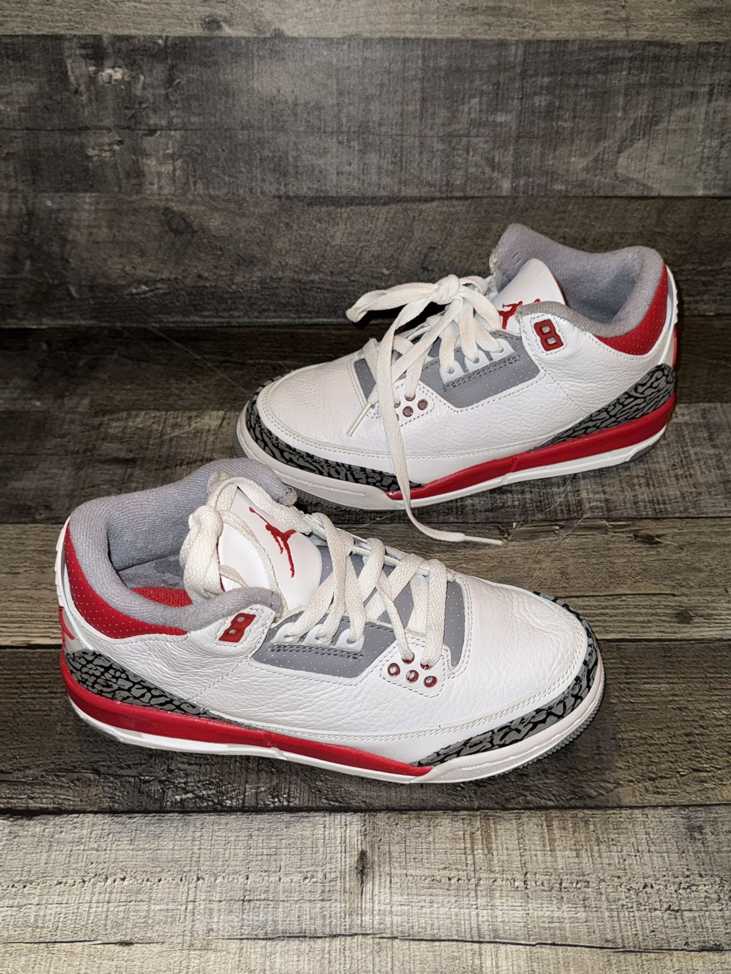 Nike Air Jordan Retro 3 “Fired Red” GS Size 4.5Y