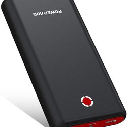 Brand new in box 20000mAh Portable Charger, Dual 3.1A Output External Power Bank with LED Flashlight, Compatible with iPhone, iPad, Samsung Galaxy an