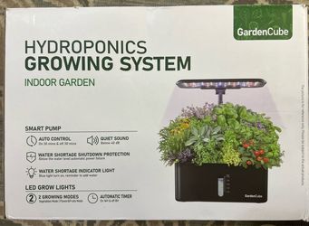 HYDROPONICS GROWING SYSTEM INDOOR GARDEN SMART PUMP AUTO CONTROL On 30 mins & off 30 mins QUIET SOUND Below 40 dB WATER SHORTAGE SHUTDOWN PROTECTION B