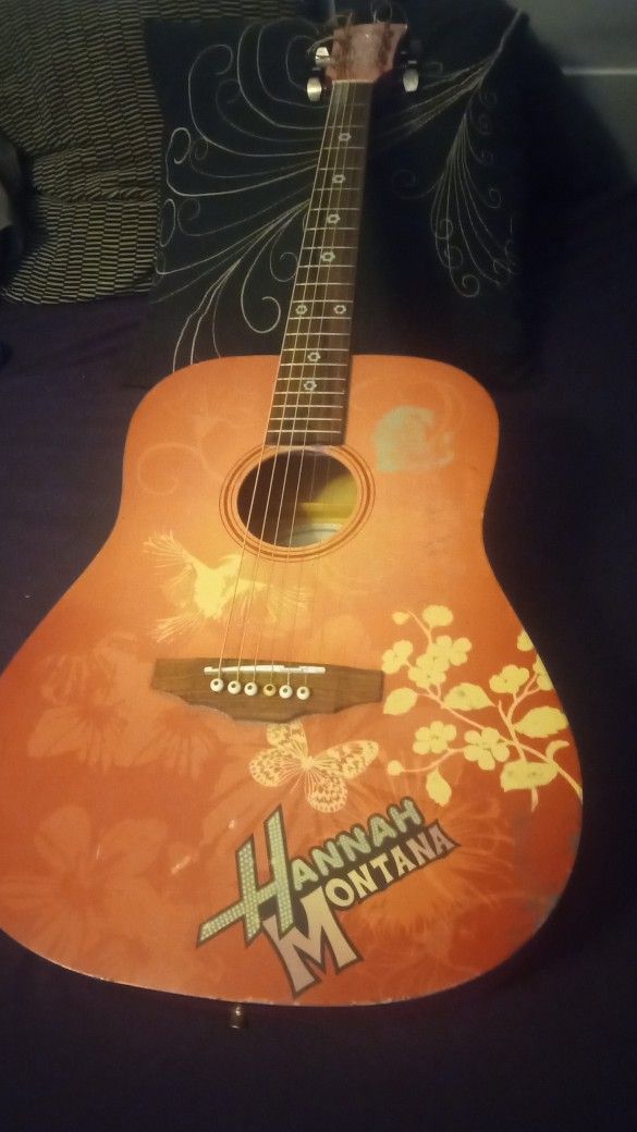 ACOUSTIC -GUITAR- PINK HANNA Montana 3/4 Acoustic Guitar-Basswood Body. 😀 NEW PRICE!!!