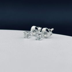 VVS1 3MM 925 EARRINGS MEN OR WOMEN