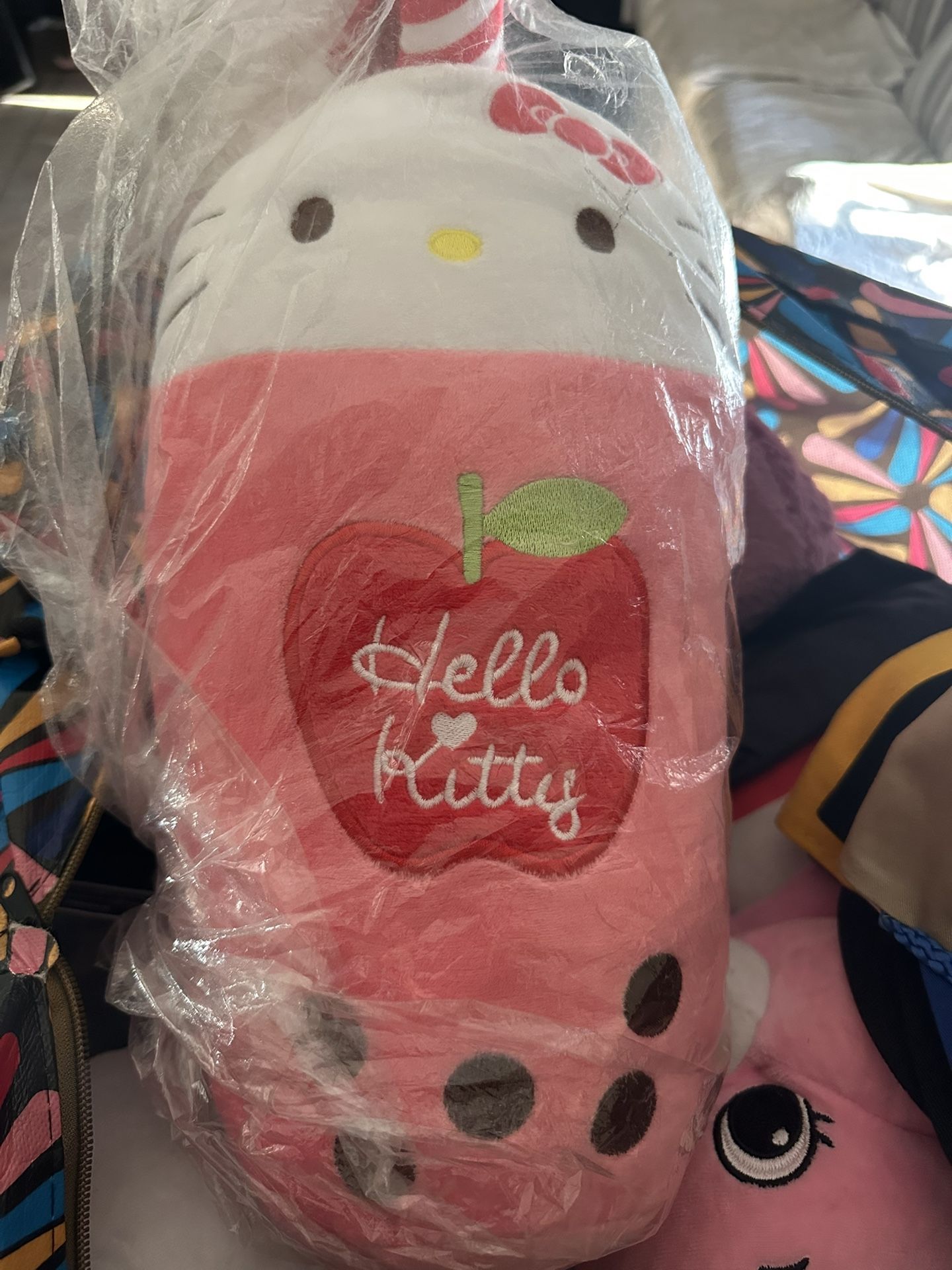 Hello Kitty Boba Plushie 10 Inch