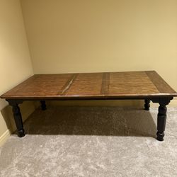 Grand Wooden Dinner Table 