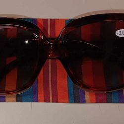 JM " See the Joy in Life" +3.00 reader bifocal sunglasses $5 FIRM