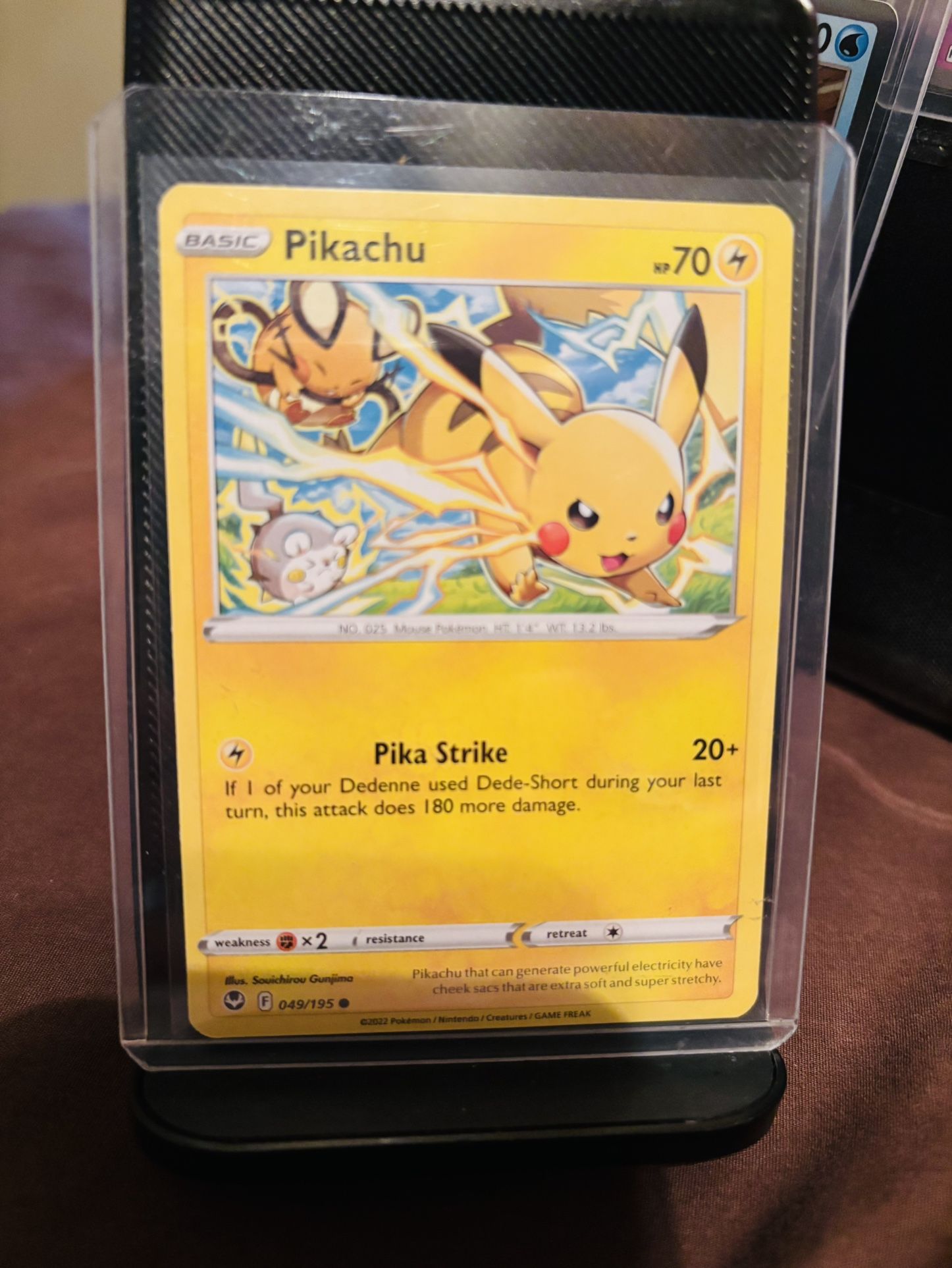 Pikachu Pokemon Card - Collectible