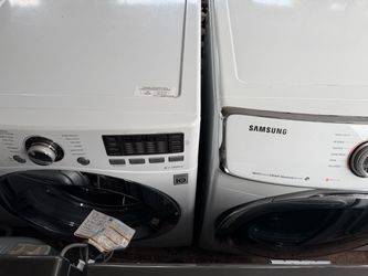 Lg washer and Samsung gas dryer delivered installed