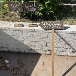 Wedding signs