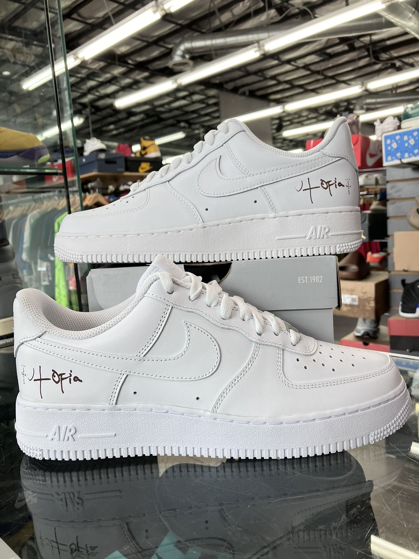 Women's Nike Air Force Low '07 White (Travis Scott Cactus Jack