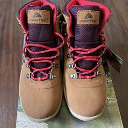 [NEW] Brown and burgundy Ozark Trail hiking boots