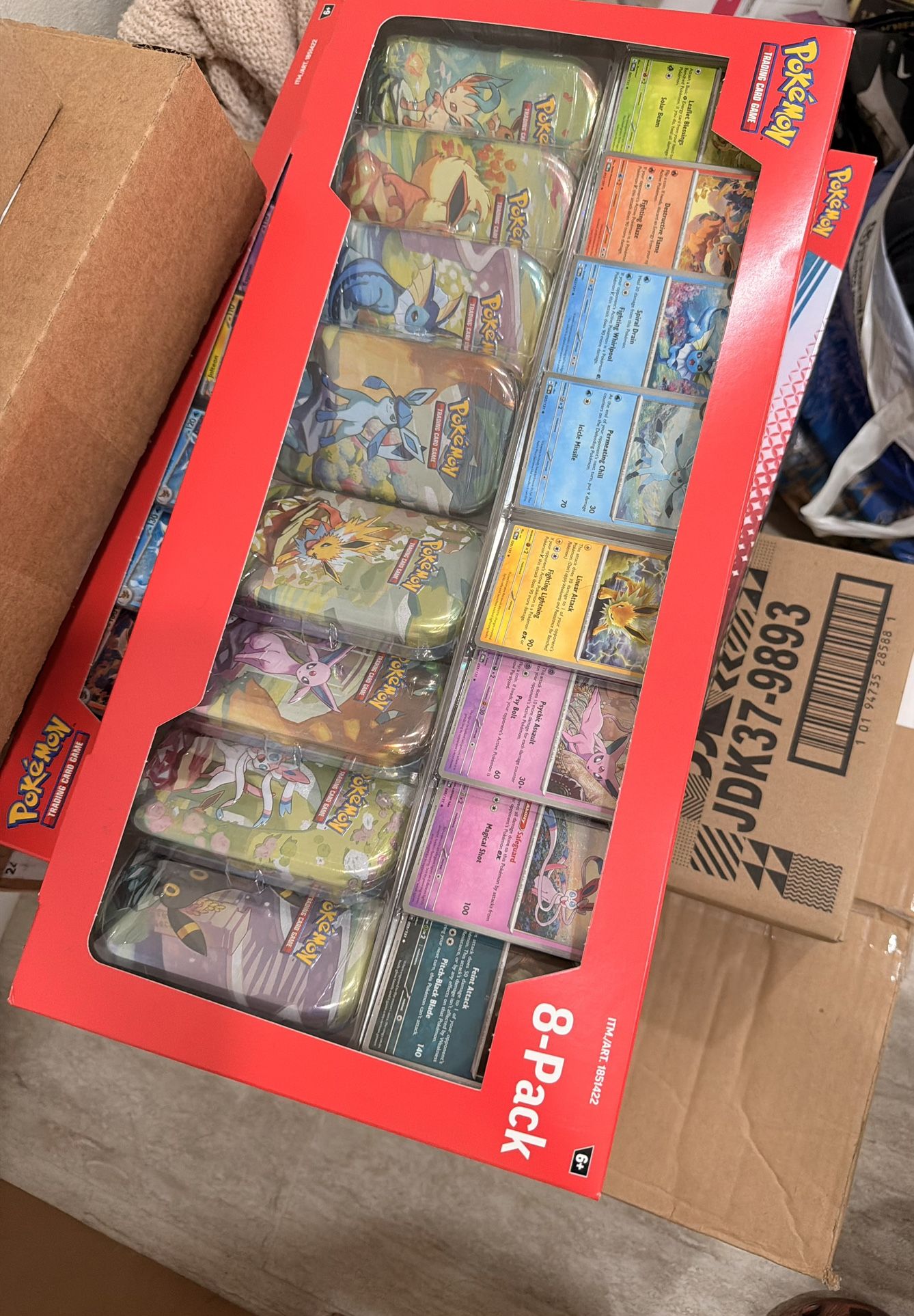 Pokemon Prismatic Evolutions Mini Tins Costco Bundle
