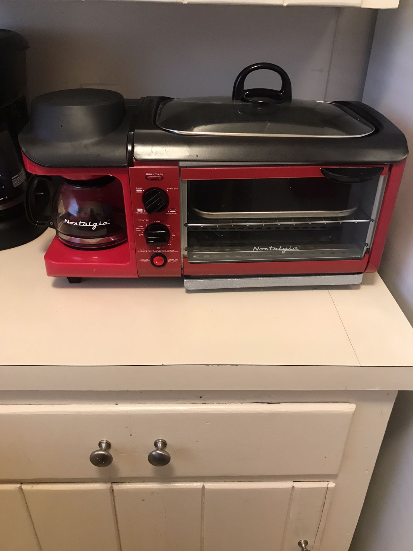3-in-1 Breakfast Station ( Red )
