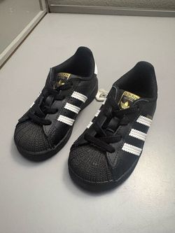 Toddler Shoes 7k Adidas Superstar Elastic Laces Black