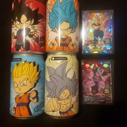 Dragonballz Collectable Sodas And Cards New And Cards Are In Gem Mint Condition Right Out Of The Pack